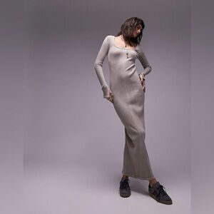 NWT Topshop ribbed bodycon maxi dress